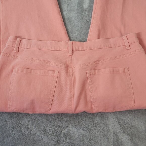 Gloria Vanderbilt Amanda Womens Jeans 18W Plus Capri Orange Denim Zip Fly CAP11E - Picture 6 of 10